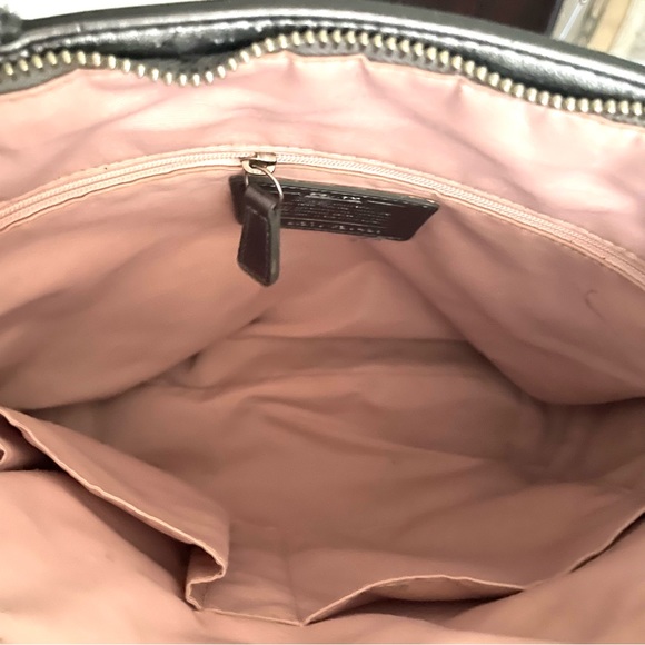 Coach East west signature logo metallic stripe tote - Picture 3 of 7